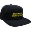 Jacuzzi Unlimited Skateboards Scared Weed Black Hat - Adjustable