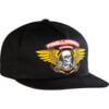 Powell Peralta Winged Ripper Black Hat - Adjustable