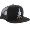 Powell Peralta Skull & Sword Black Mesh Trucker Hat - Adjustable