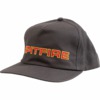 Spitfire Wheels Classic '87 Charcoal Hat - One Size Fits Most