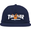 Thrasher Magazine Toy Machine Sect Navy Hat - Adjustable