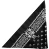 Dogtown Skateboards Cross Black Bandana