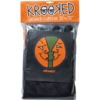 Krooked Skateboards Moonsmile Black Shower Curtain