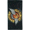 Spitfire Wheels Flying Grimple Black Beach Towel