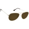 Nectar Kitty Hawk Gold Metal / Amber Sunglasses