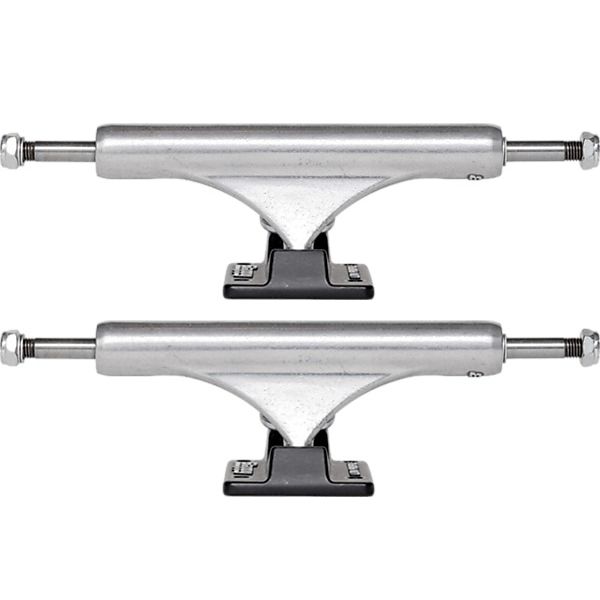 Slappy Truck Company ST1 Low Hollow Polished / Black Skateboard Trucks - 5.4" Hanger 8.0" Axle (Set of 2)