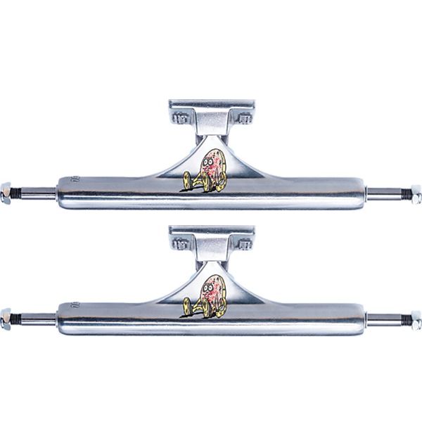 Slappy Truck Company ST1 Inverted Heroin Curb Killer Polished Skateboard Trucks - 7.3" Hanger 10.0" Axle (Set of 2)