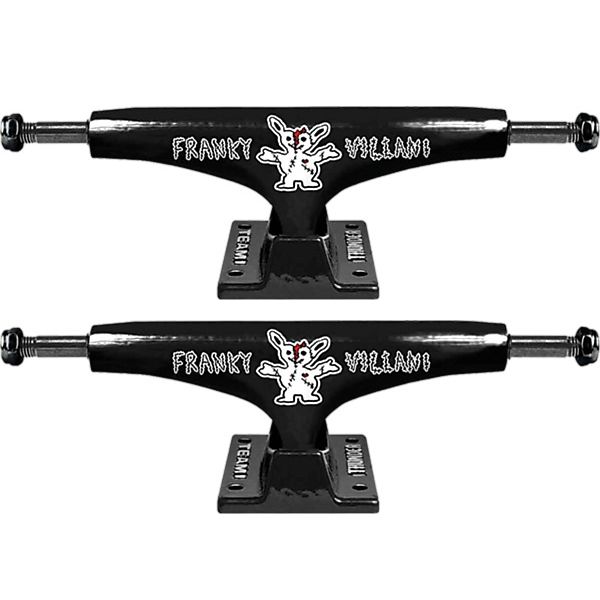 Thunder Trucks Franky Villani 147mm To Pieces Black / Black Skateboard Trucks - 5.25" Hanger 8.0" Axle (Set of 2)