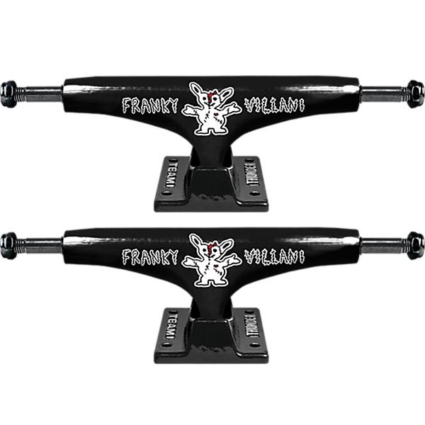 Thunder Trucks Franky Villani 148mm To Pieces Black / Black Skateboard Trucks - 5.5" Hanger 8.25" Axle (Set of 2)