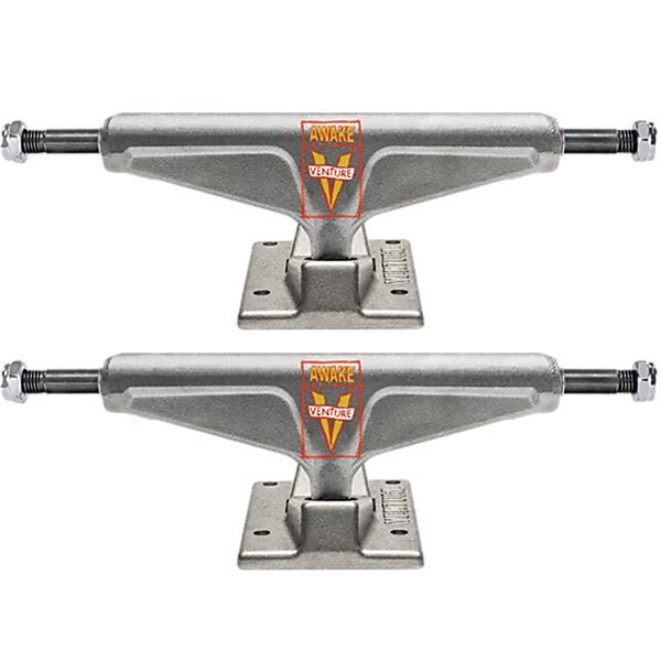 Venture Trucks Team Edition Scribble Awake High Raw Skateboard Trucks - 5.6" Hanger 8.25" Axle (Set of 2)