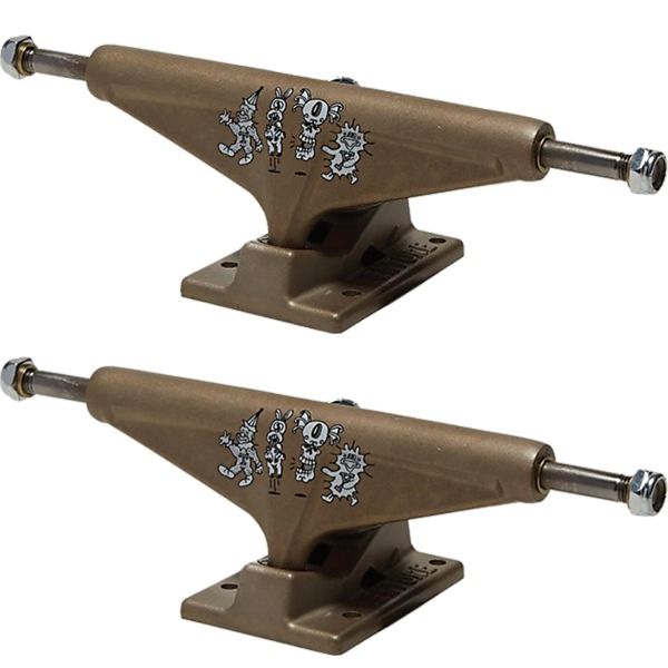 Venture Trucks Troy Gipson High Matte Gold Skateboard Trucks - 5.6" Hanger 8.25" Axle (Set of 2)