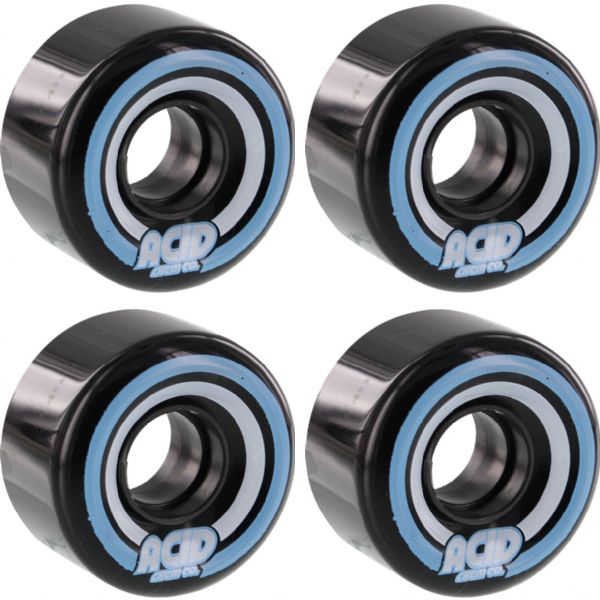 Acid Chemical Wheels Pods Conical Black Skateboard Wheels - 55mm 86a (Set of 4)