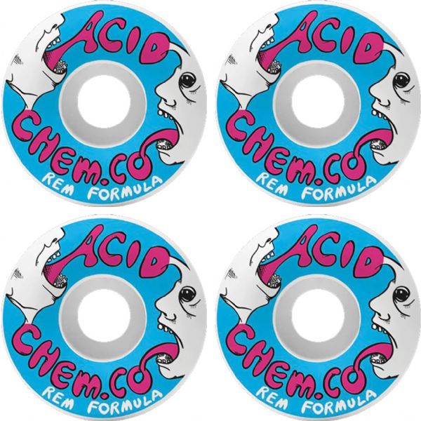 Acid Chemical Wheels REM Dani T SPE White Skateboard Wheels - 55mm 99a (Set of 4)