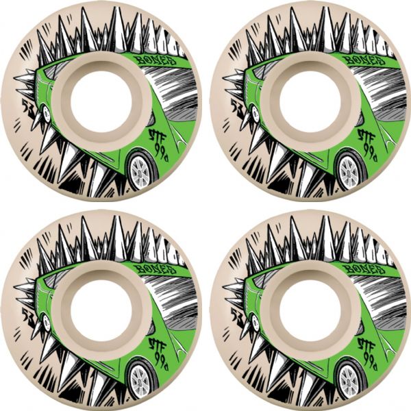 Bones Wheels Judas Prius Natural Skateboard Wheels - 53mm 99a (Set of 4)