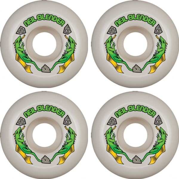 Powell Peralta Neil Blender Dragon Formula 88 Off White Skateboard Wheels 40mm Cp - 56mm 88a (Set of 4)