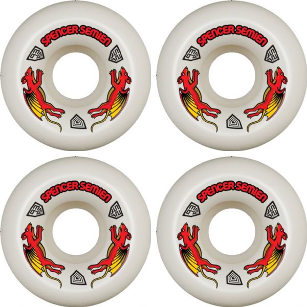 Powell Peralta Spencer Semien Dragon Formula Nano Rat Off White Skateboard Wheels 30mm CP - 52mm 93a (Set of 4)