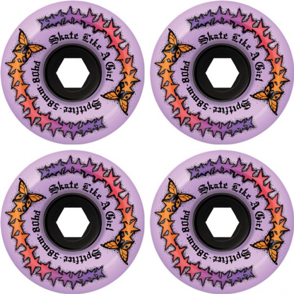 Spitfire Wheels 80HD Face Conical Full SLAG Evo Lavender Skateboard Wheels - 58mm 80a (Set of 4)