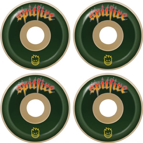 Spitfire Wheels Formula Four Script Natural Skateboard Wheels - 53mm 99a (Set of 4)