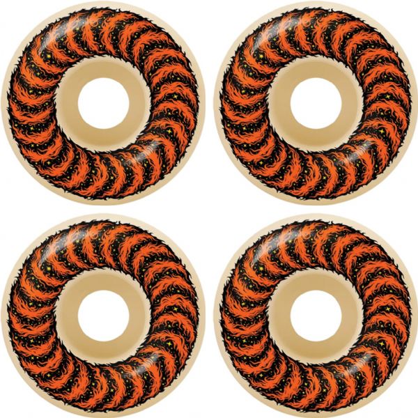 Spitfire Wheels Formula Four Classic Grimple Fury Natural Skateboard Wheels - 54mm 99a (Set of 4)