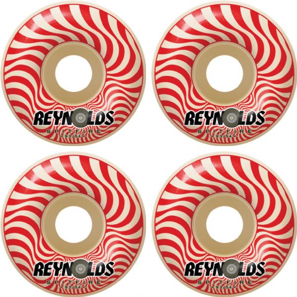 Spitfire Wheels Andrew Reynolds Formula Four Classic Natural Skateboard Wheels - 54mm 93a (Set of 4)