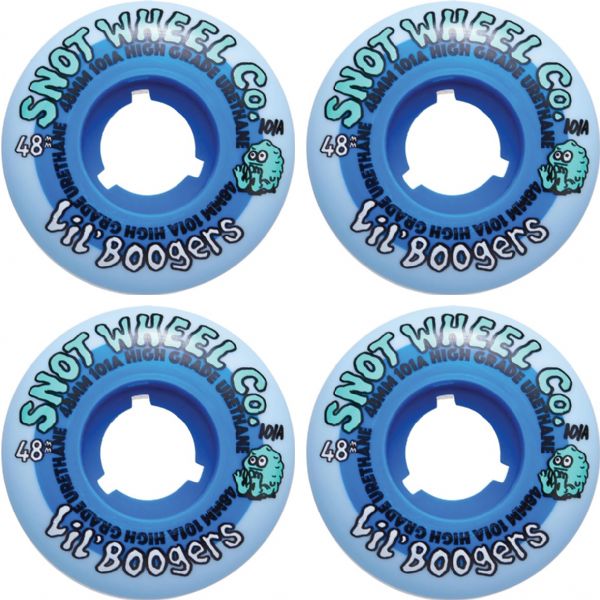 Snot Wheel Co. Lil Boogers Skateboard Wheels - 48mm 101a (Set of 4)