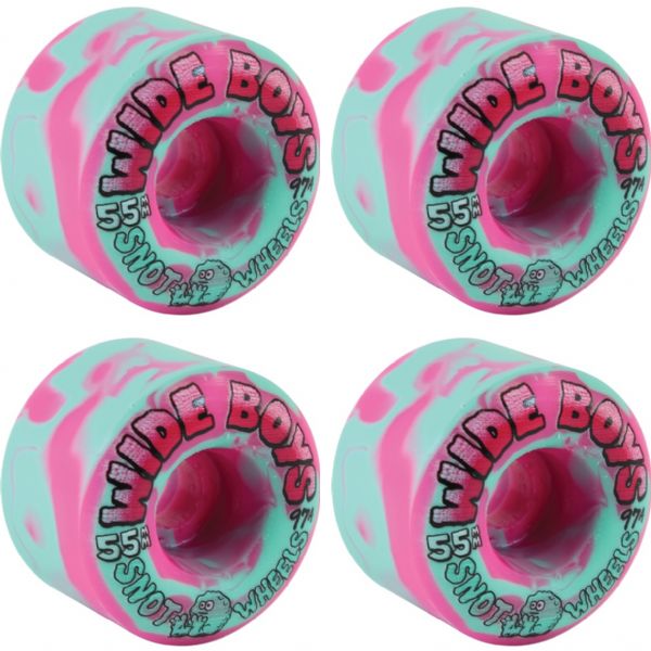 Snot Wheel Co. Wide Boys Skateboard Wheels - 55mm 97a (Set of 4)