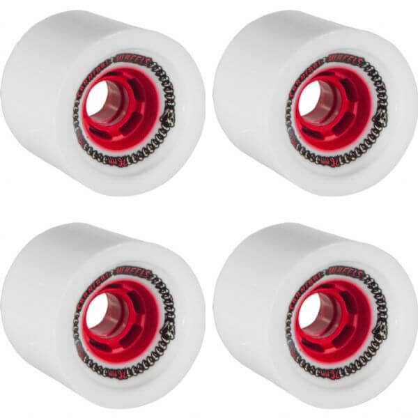 Venom Skateboards Cobra Core Cannibal White / Red Skateboard Wheels - 76mm 78a (Set of 4)