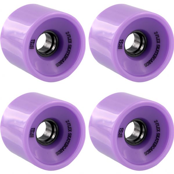 Z-Flex Skateboards Longboard V2 Purple Skateboard Wheels - 69mm 83a ...